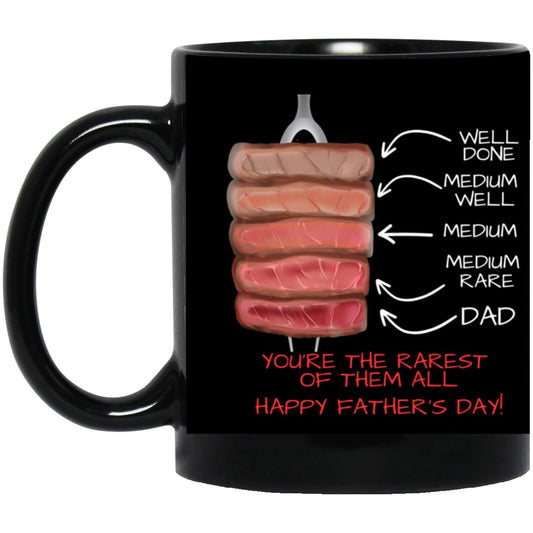 Dad, Happy Father's Day | 11 oz. Black Mug | 61023
