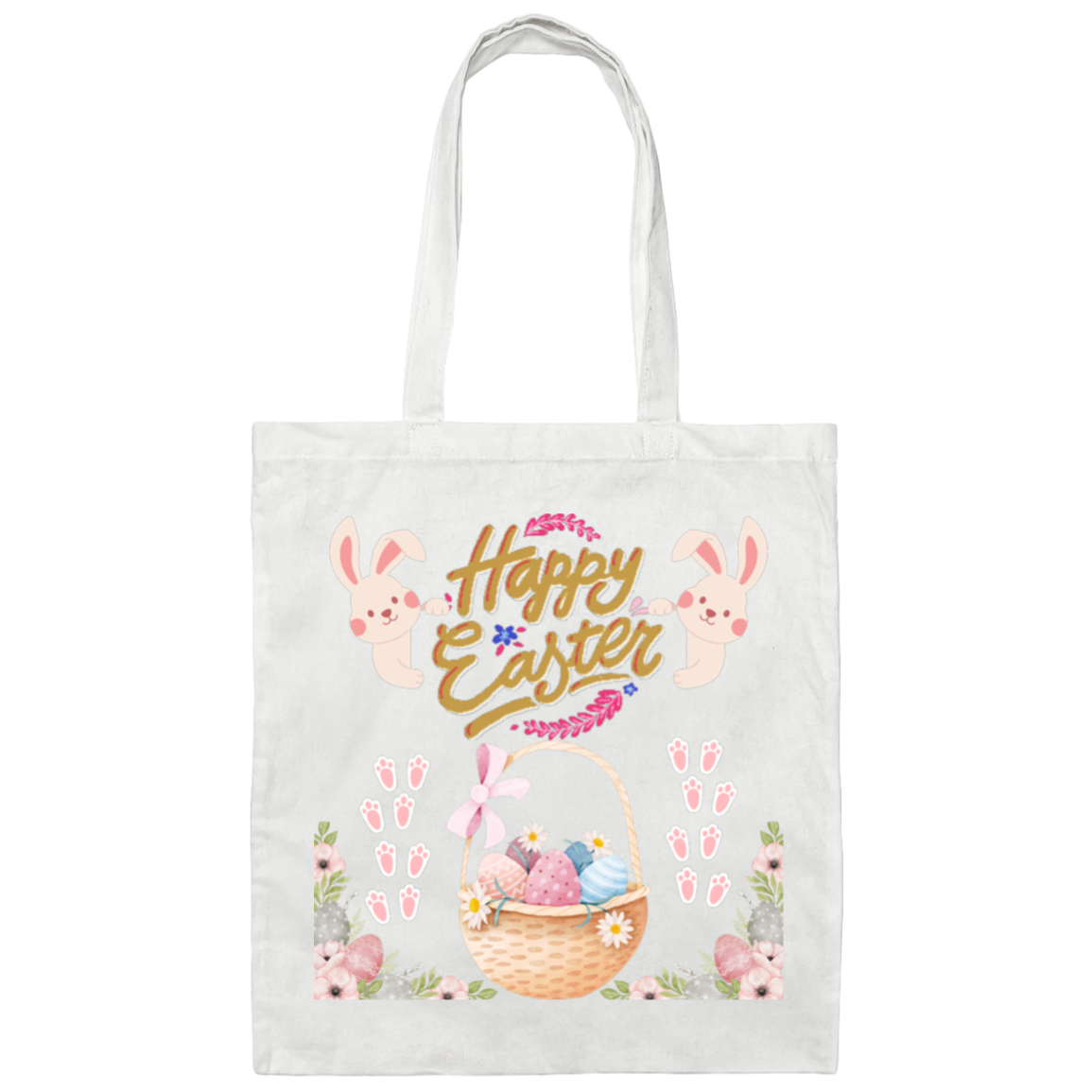 Easter Basket Tote | Happy Easter Pastel | 2339-3