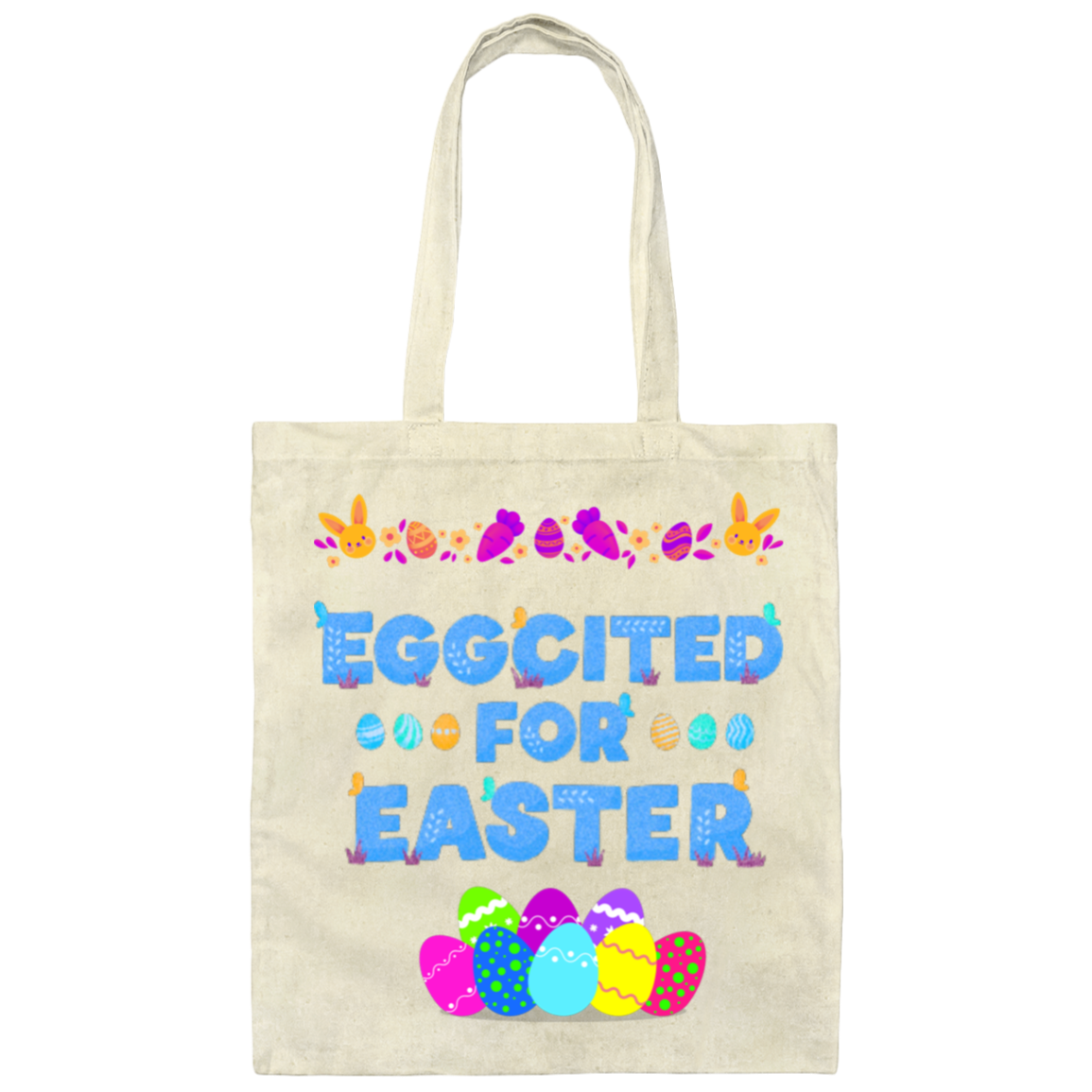 Easter Basket Tote | Eggcited | 2339-6