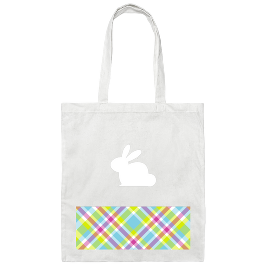 Easter Basket Tote | White Bunny | 2339-10
