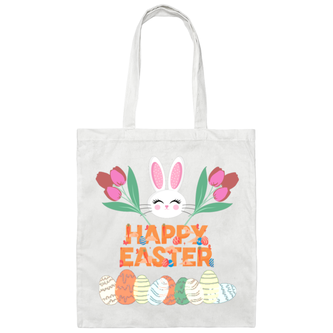 Easter Basket Tote | Enjoy Happy Easter | 2339-4