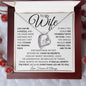 To My Wife | Forever Love Necklace | wc