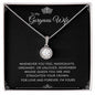 To My Gorgeous Wife | Eternal Hope Necklace | Color Card