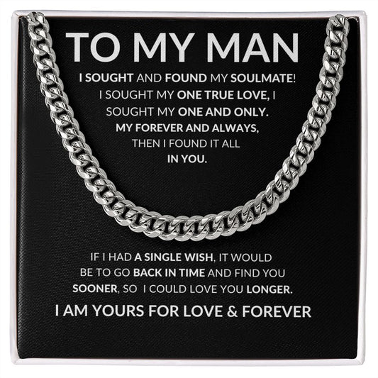 To My Man | Cuban Link Chain | BC 2318