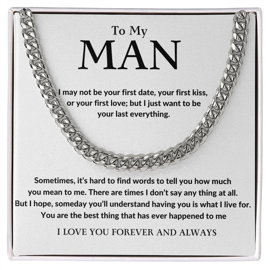 To My Man | Cuban Link Chain | 23119