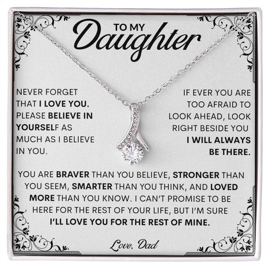 To My Daughter | Alluring Beauty Necklace | I Will Always Be There | WC23218