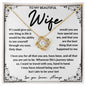 To My Beautiful Wife | Love Knot Necklace | WC2324