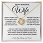 To My Beautiful Wife | Love Knot Necklace | WC2337