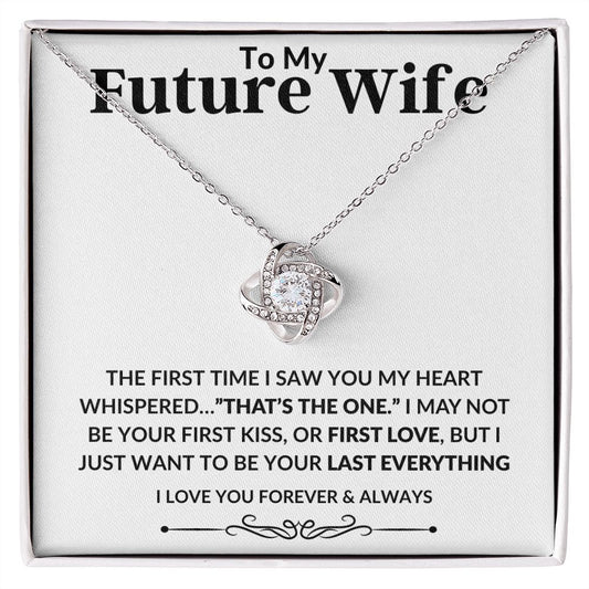 To My Future Wife | Love Knot Necklace | WC23127