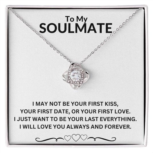 To My Soulmate | Love Knot Necklace | 2324