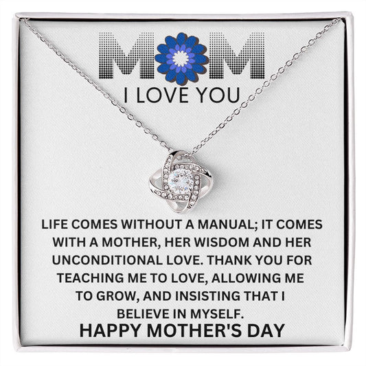 Mom, I Love You | Love Knot Necklace | WC232404