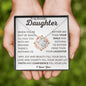To My Beautiful Daughter | Love Knot Necklace | 23120