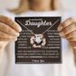 To My Beautiful Daughter | Love Knot Necklace | Out of Reach
