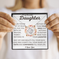 To My Beautiful Daughter | Out of Reach | Love Knot Necklace