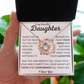 To My Beautiful Daughter | Out of Reach | Love Knot Necklace