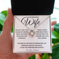 To My Beautiful Wife | Love Knot Necklace | 23119