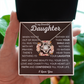 To My Beautiful Daughter | Love Knot Necklace | Out of Reach