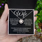 To My Beautiful Wife | Love Knot Necklace | 23191