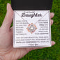 To My Beautiful Daughter | Love Knot Necklace | 23120