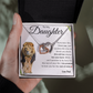 To My Daughter | Interlocking Hearts | Love Dad