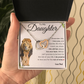 To My Daughter | Interlocking Hearts | Love Dad