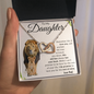 To My Daughter | Interlocking Hearts Necklace | Love Dad