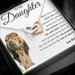 To My Daughter | Interlocking Hearts | Love Dad
