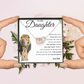 To My Daughter | Interlocking Hearts | Love Dad