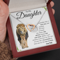 To My Daughter | Interlocking Hearts Necklace | Love Dad