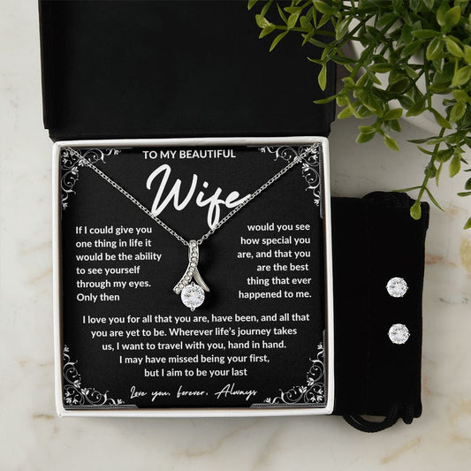 To My Beautiful Wife | Alluring Beauty Necklace | BC2324