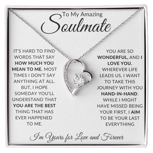 To My Amazing Soulmate | Forever Love Necklace