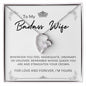 To My Badass Wife | Forever Love Necklace