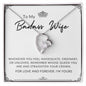 To My Badass Wife | Forever Love Necklace