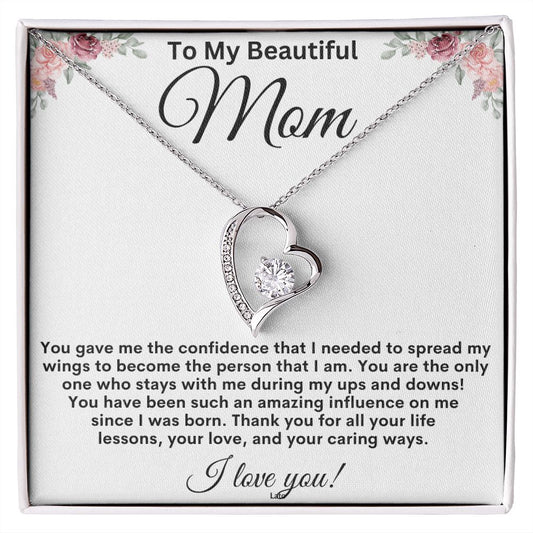 To My Beautiful Mom | Forever Love Necklace | WC/E23313