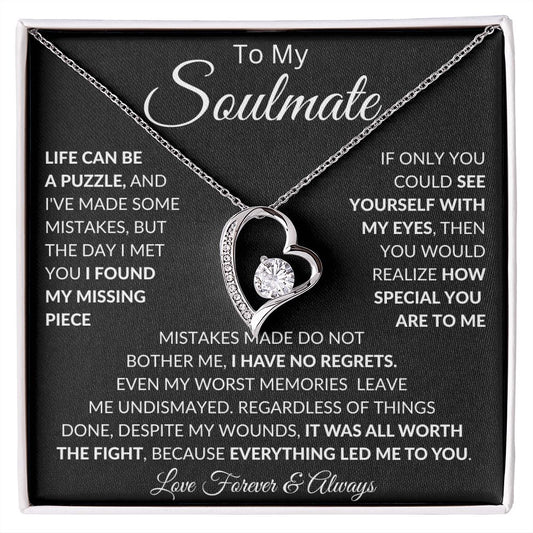 To My Soulmate | Forever Love Necklace | BC