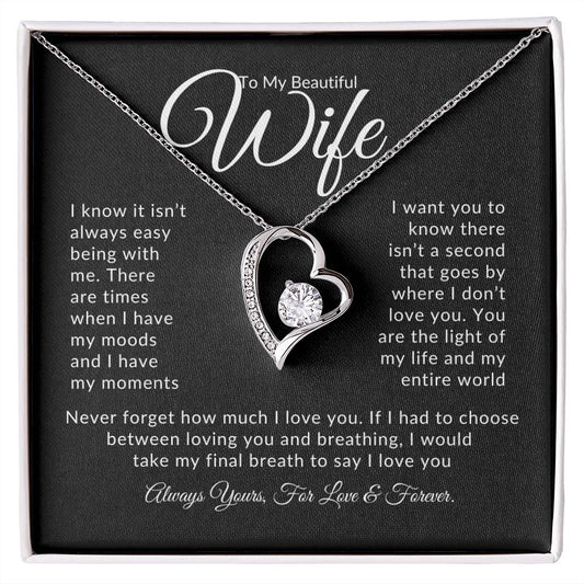 To My Beautiful Wife | Forever Love Necklace | Moods & Moments | BC