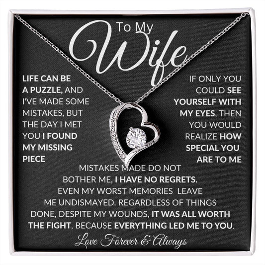 To My wife | forever Love Necklace | Bc