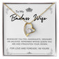 To My Badass Wife | Forever Love Necklace